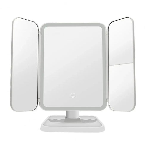 Foldable Rechargeable Adjustable Angle Smart Makeup Mirror